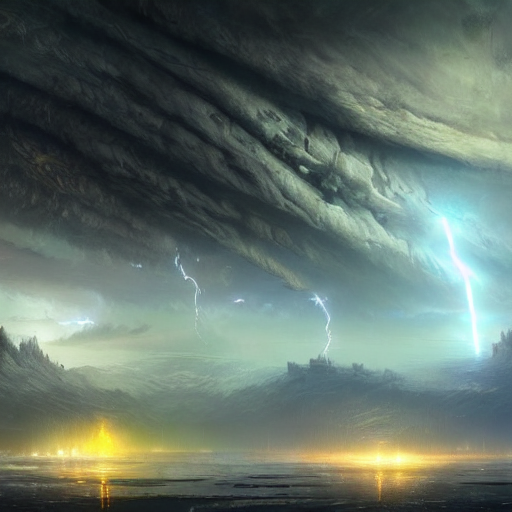 Alien Lightning Storm