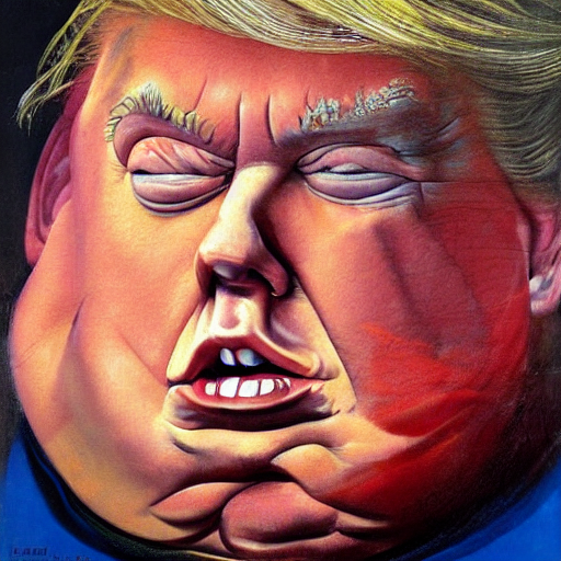 Obese Trump