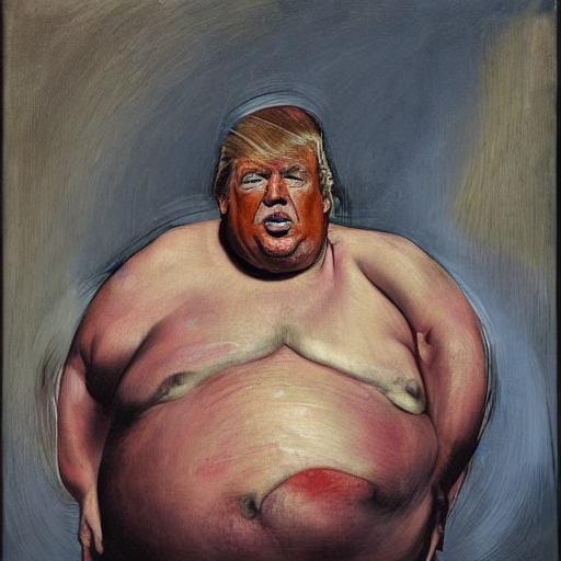 Obese Trump