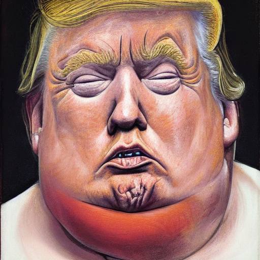 Obese Trump