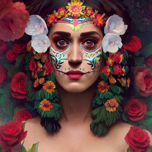 Katy Perry Mexican Day of the Dead