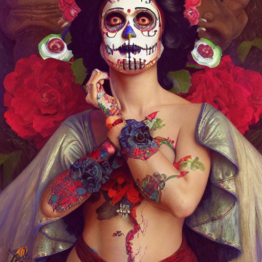 Katy Perry Mexican Day of the Dead