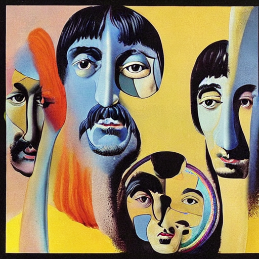 The Beatles by Dali