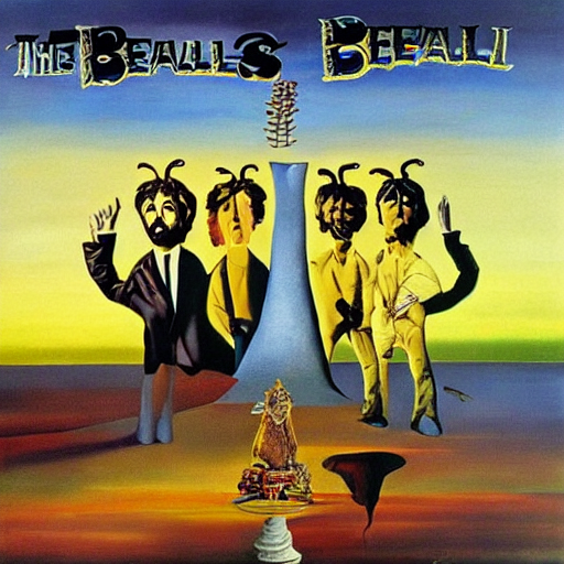 The Beatles by Dali