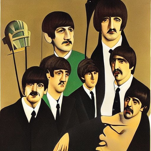 Beatles by Giorgio de Chirico