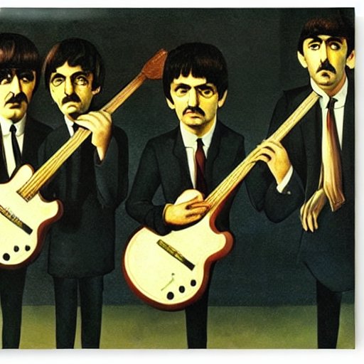 Beatles by Giorgio de Chirico