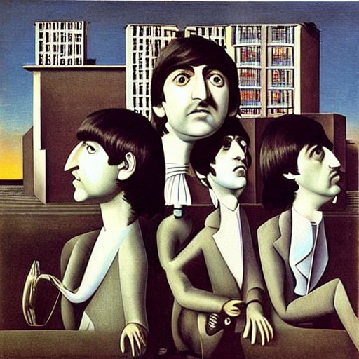 Beatles by Giorgio de Chirico