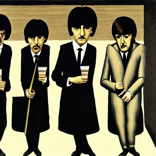 Beatles by Giorgio de Chirico