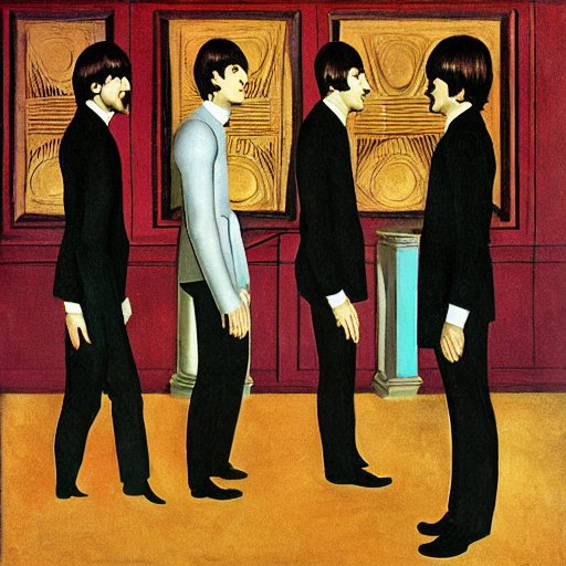 Beatles by Giorgio de Chirico