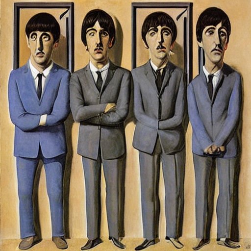 Beatles by Giorgio de Chirico