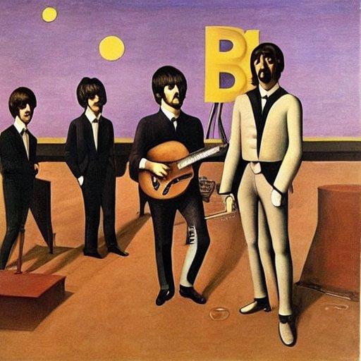 Beatles by Giorgio de Chirico