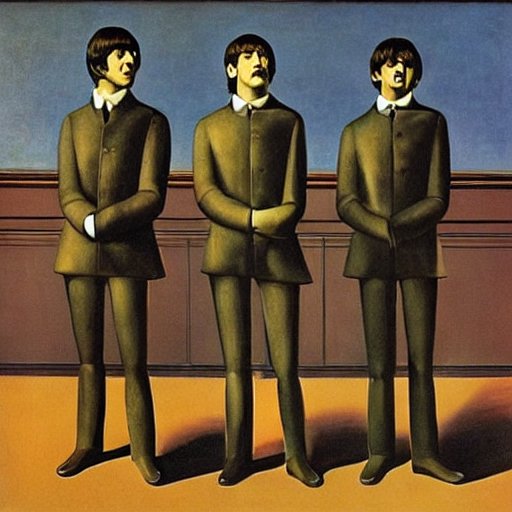 Beatles by Giorgio de Chirico