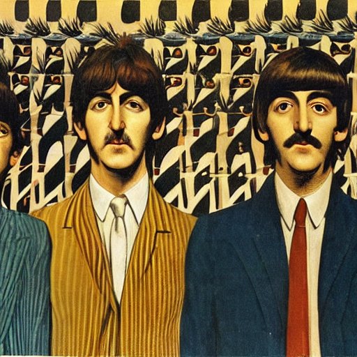 Beatles by Giorgio de Chirico