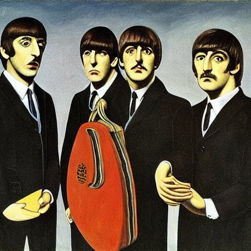 Beatles by Giorgio de Chirico