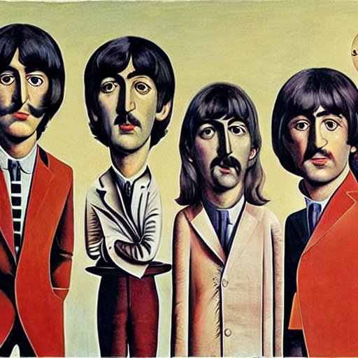 Beatles by Giorgio de Chirico