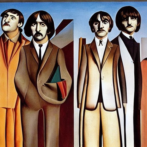 Beatles by Giorgio de Chirico