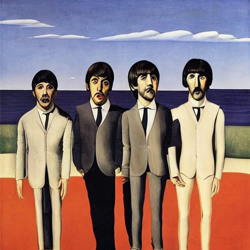 Beatles by Giorgio de Chirico