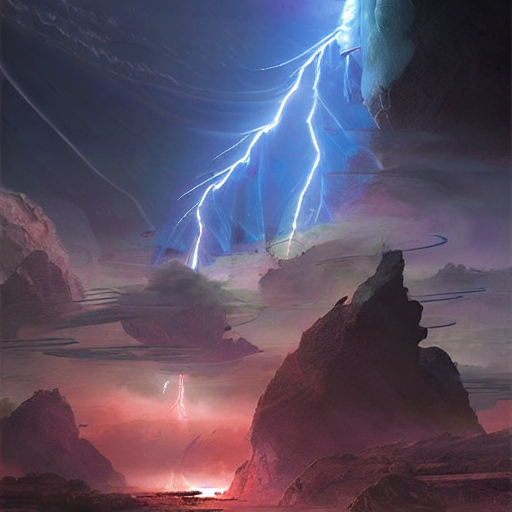 Alien Lightning Storm