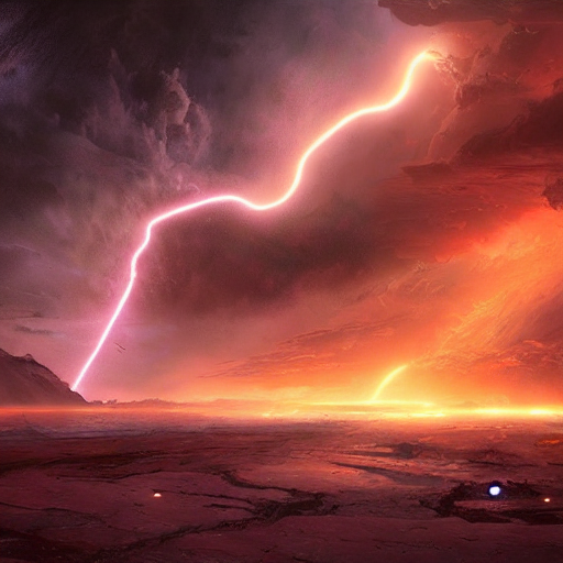 Alien Lightning Storm