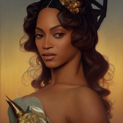 Beyonce Art Deco