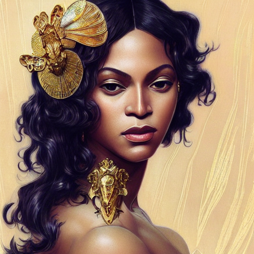 Beyonce Art Deco