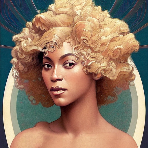 Beyonce Art Deco