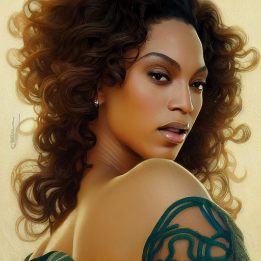 Beyonce Art Deco