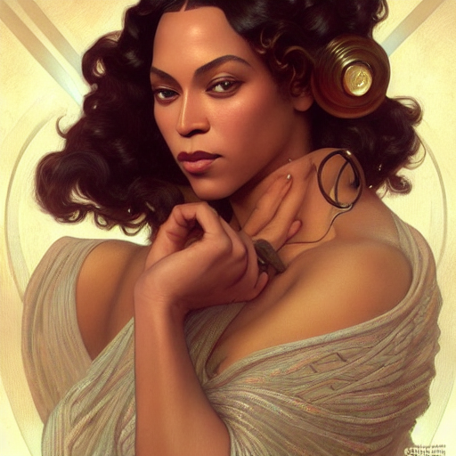 Beyonce Art Deco