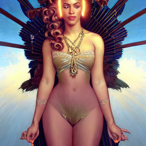 Beyonce Art Deco