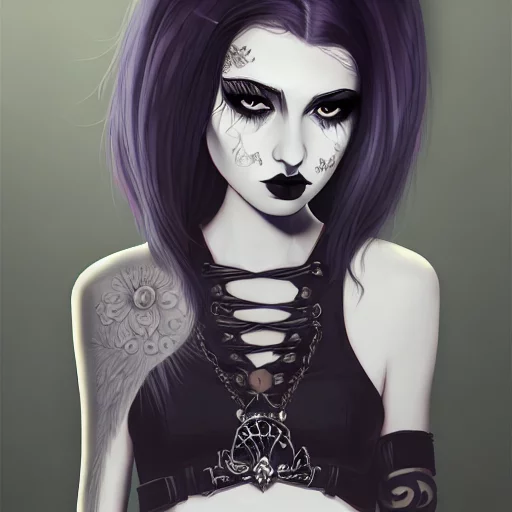 Gothic Teen Attitude