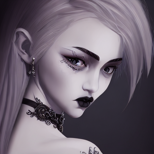 Gothic Teen Attitude
