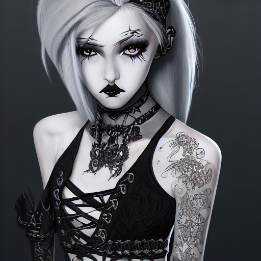 Gothic Teen Attitude