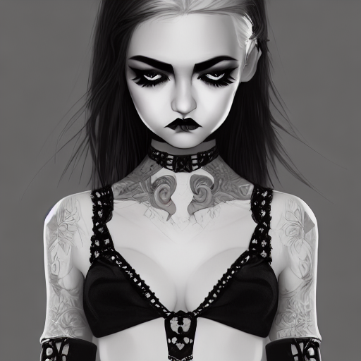Gothic Teen Attitude