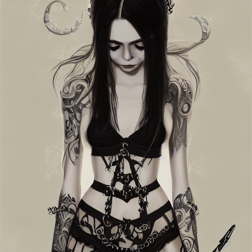 Gothic Teen Attitude