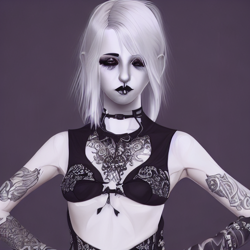 Gothic Teen Attitude