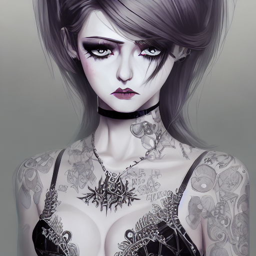 Gothic Teen Attitude