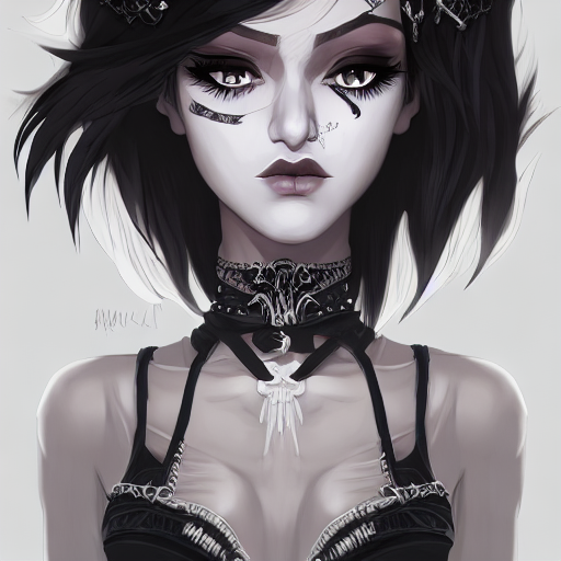 Gothic Teen Attitude