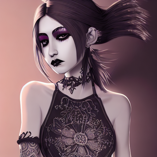 Gothic Teen Attitude