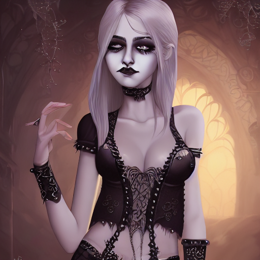 Gothic Teen Attitude