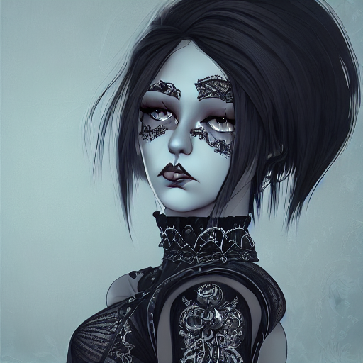 Gothic Teen Attitude